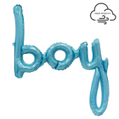 Шар фольга Буквы надпись Мальчик упак Phrase Boy 36" 91см