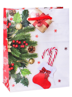Пакет S Подарки под елочку 11,5x14,5x6см