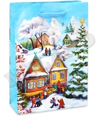 Пакет MS Рождественский день 14х20х6,5см