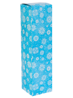 Коробка под бутылку Снежинки