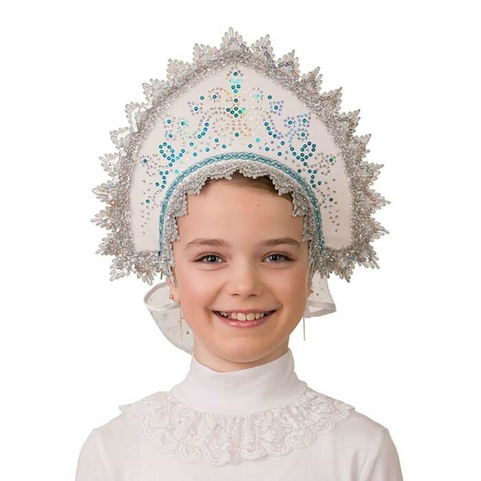 Кокошник детский Зимушка