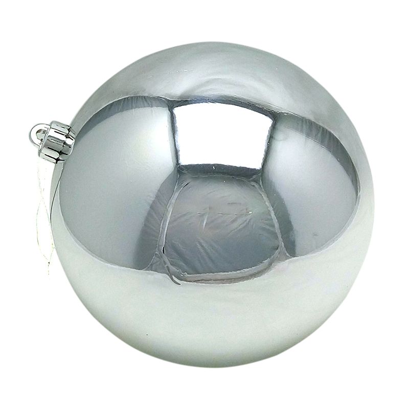 Игрушки на елку Шар 30см Серебряный блестящий