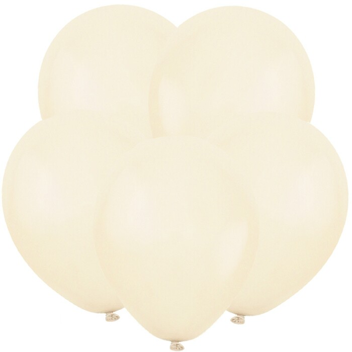 Шар латекс 18"/ВС пастель Белый песок White sand 25шт 