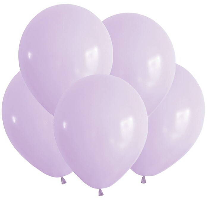 Шар латекс 12"/ВП пастель макарунс Сиреневый Lilac 100шт
