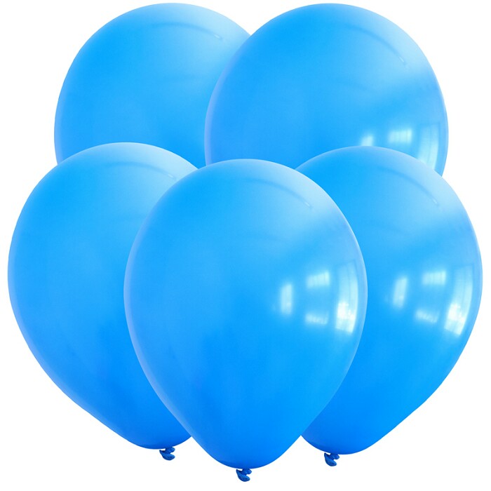 Шар латекс 18"/ВС пастель Голубой Blue 25шт