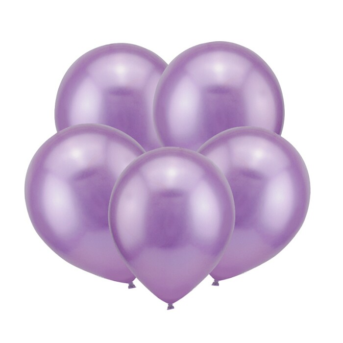 Шар латекс 12"/ВП хром Зеркальные шары Фиолетовый Mirror Violet (50шт)