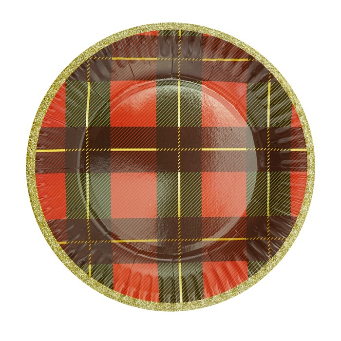 Тарелки бумага 180мм Королевский новый год набор (уп6) 