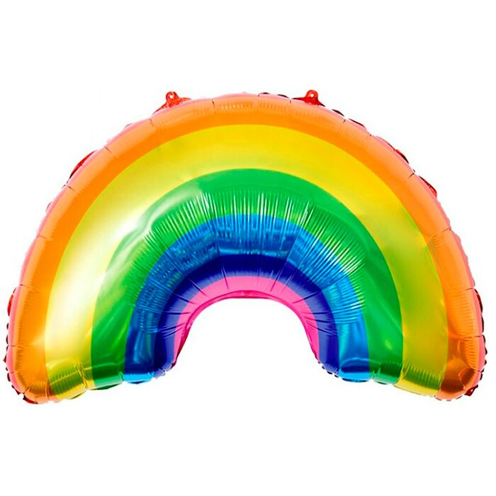 Шар фольга фигура Радуга 37" 93см ВС 639-Qх