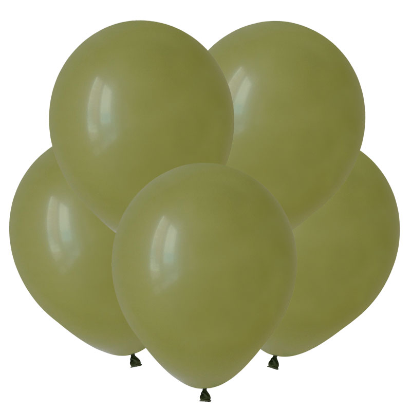 Шар латекс 12"/ВП пастель Серо-зеленый Winter green 100шт