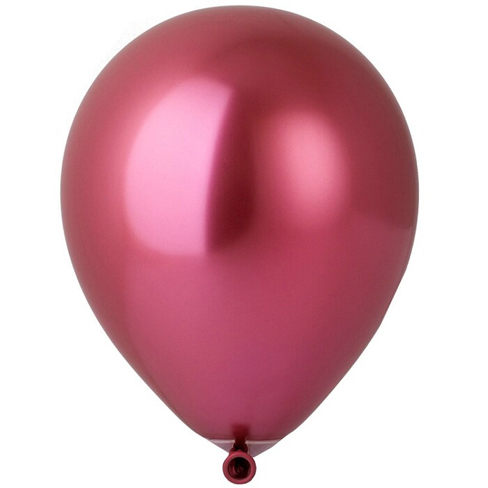 Шар латекс 12"/ВЗ хром Зеркальные шары Красные Red (25шт)