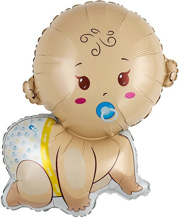 Шар фольга фигура Малыш Мальчик 30'' 76см FL 190689