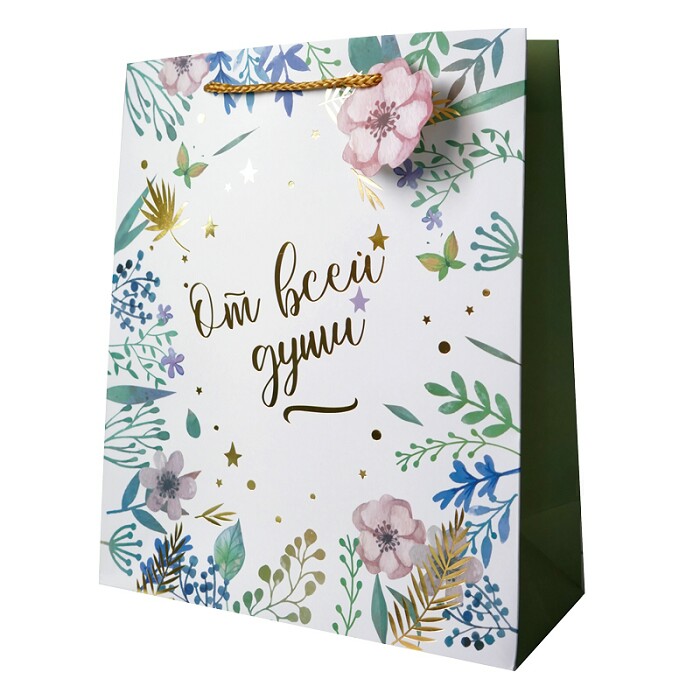 Пакет бумажный ML 25х30х11см От всей души