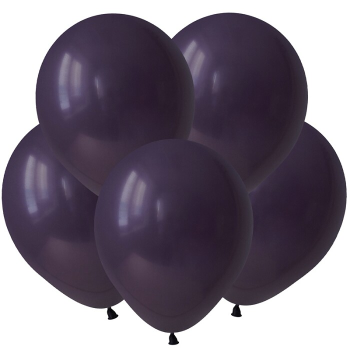 Шар латекс 5''/ВП пастель Черничный Blueberry 100шт