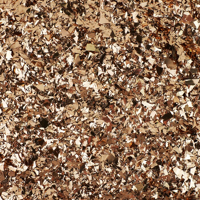 Конфетти 20гр дробленые Шампань металлик
