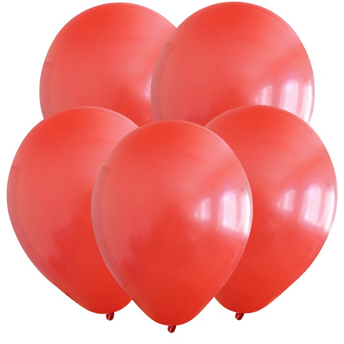 Шар латекс 18"/ВС пастель Красный Red 25шт