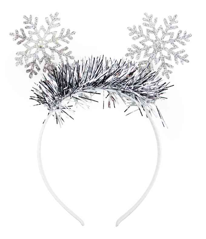 Ободок Снежинки с дождиком