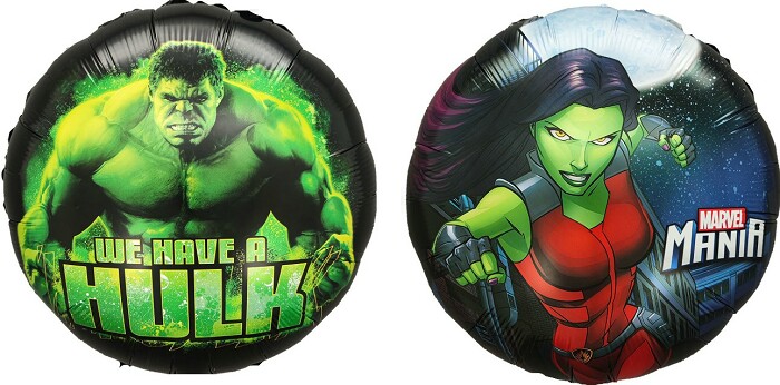 Шар фольга с рисунком 18'' 46смFL Круг, Герои Защитники, Дизайн №4