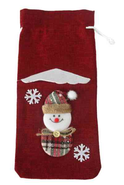 Мешок для бутылки Новгодний 30х14см/ВП