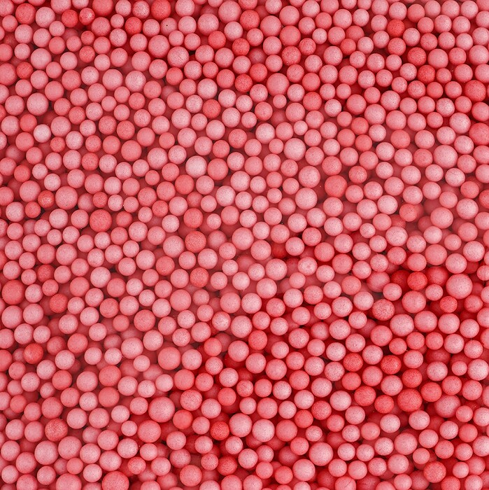 Шарики пенопласт Красный 2-4мм 10гр ВВ