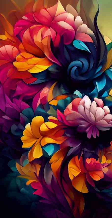 Конверт для денег Яркие цветы