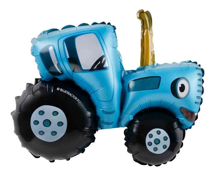 Шар фольга мини Синий трактор 12" 30смFL