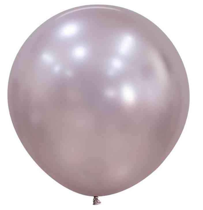 Шар латекс без рисунка 24"Sp шелк Розовый цветок 809