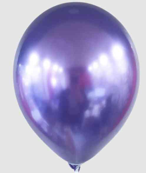 Шар латекс без рисунка 36'ЗБ K6 хром Фиолетовый (25шт)