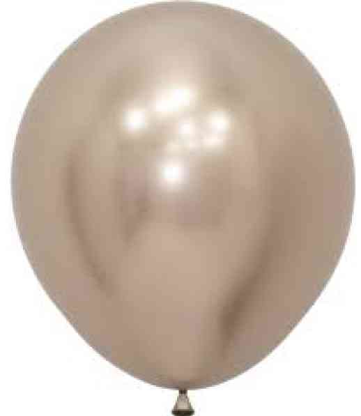 Шар латекс без рисунка 36'ЗБ K7 хром Шампань (25шт)