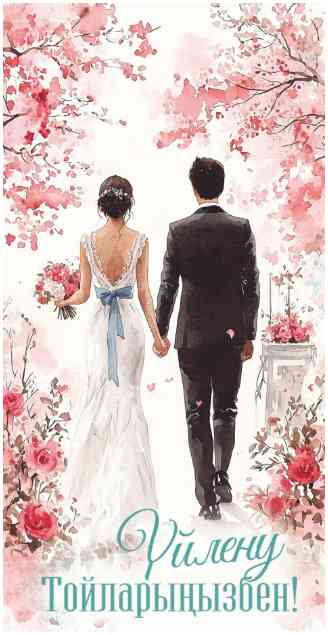 Конверт для денег Үйлену Тойларыңызбен Алхат