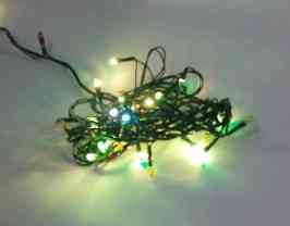 НГ Гирлянда электрическая Спички Разноцветная 5,5м несколько режимовАА