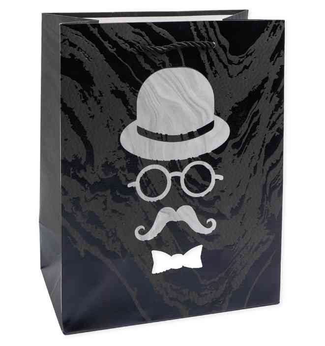 Пакет бумажный 26х32см Мистер Икс Дизайн №2