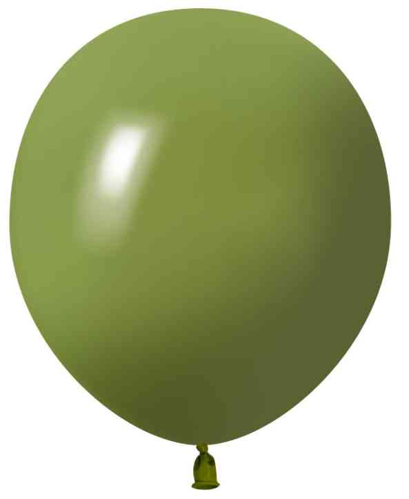 Шар латекс без рисунка 05"512 пастель ретро Оливковый (100шт)