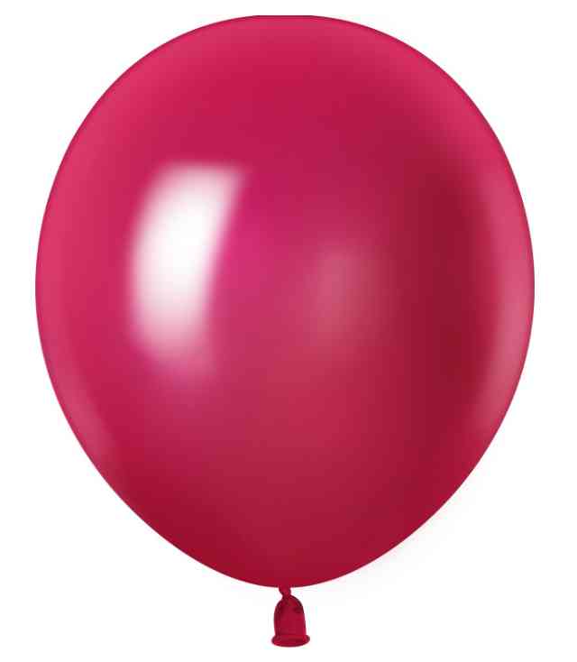 Шар латекс без рисунка 12"512 металлик Фуше (100шт)
