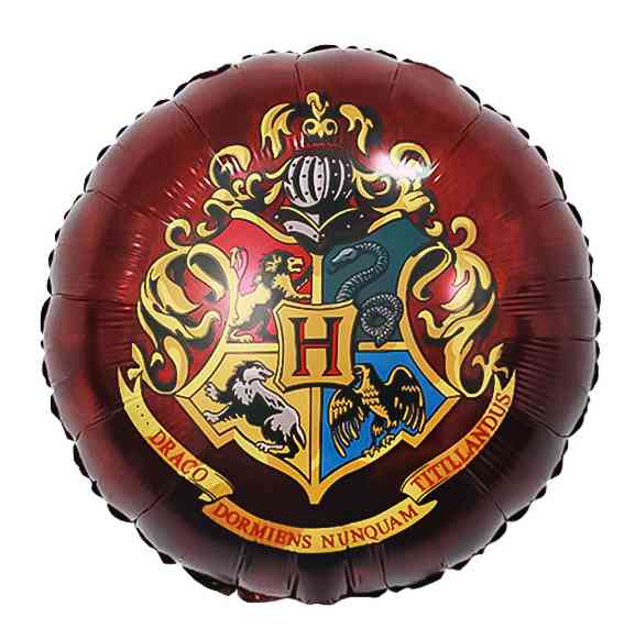 Шар фольга с рисунком 18"FL Круг Волшебная школа Дизайн №2