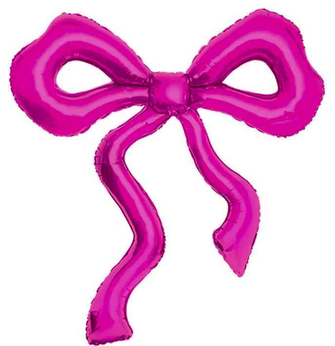 Шар фольга фигура Изящный Бант (надув воздухом) Фуше 36" 91смFL