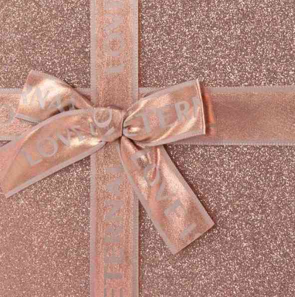 Коробка прямоугольник 23х16х9см Роскошный подарок Розовое Золото