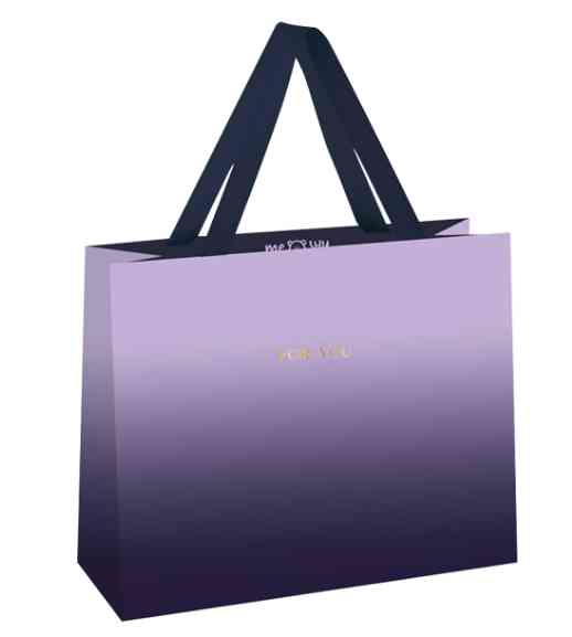 Пакет бумажный AA 33х42см Purple gradient MESHU