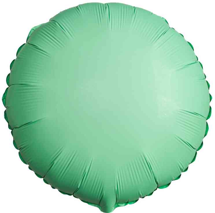 Шар фольга без рисунка 18"Fm круг матовый Мятный Mint