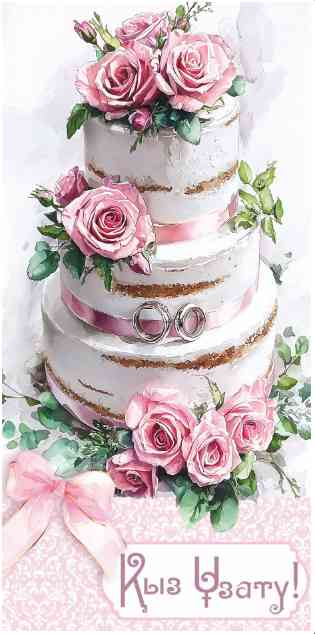 Конверт для денег Қыз Ұзату Алхат