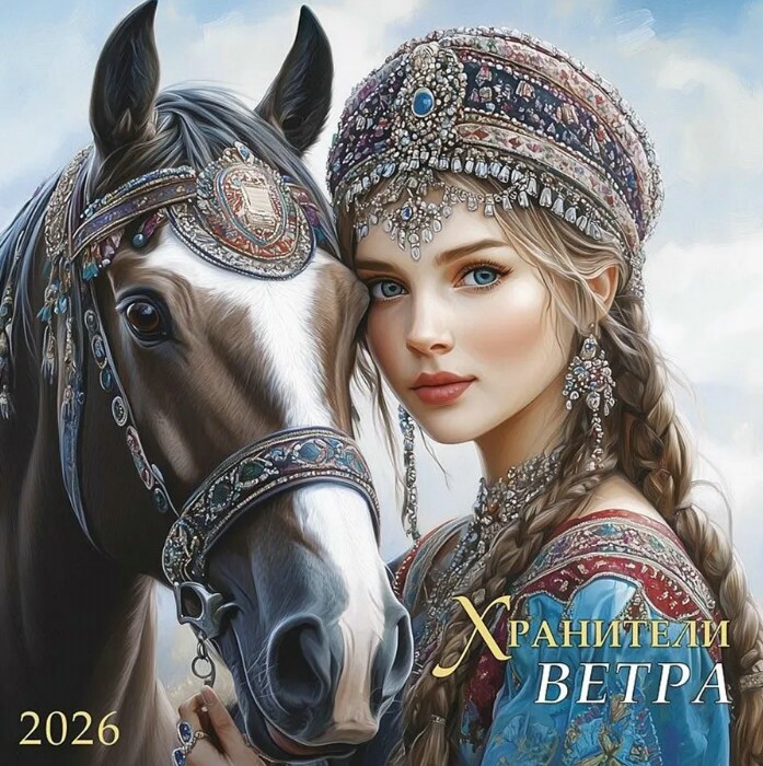 Календарь настенный 2026 12 л, 30*30 см Хранители ветра