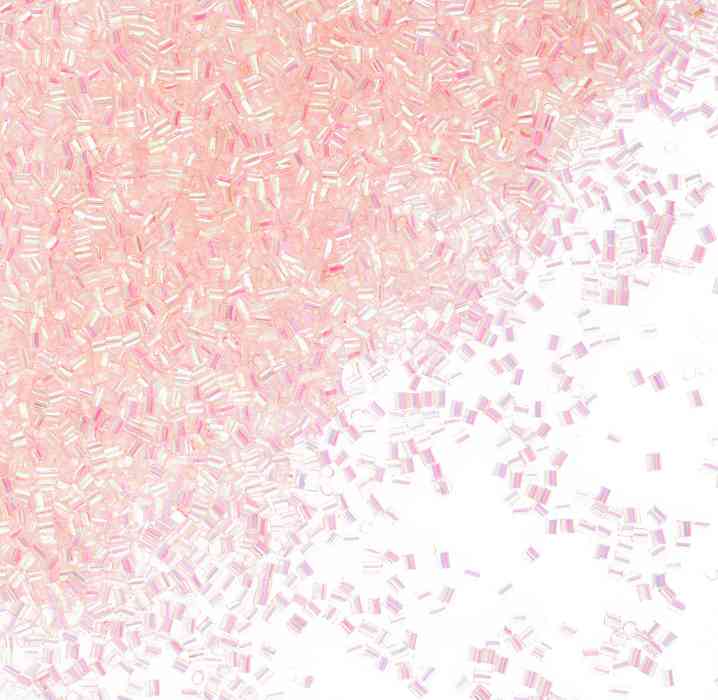 Конфетти фольга Цилиндры Перламутр Розовый 0,2см 20г ВВ