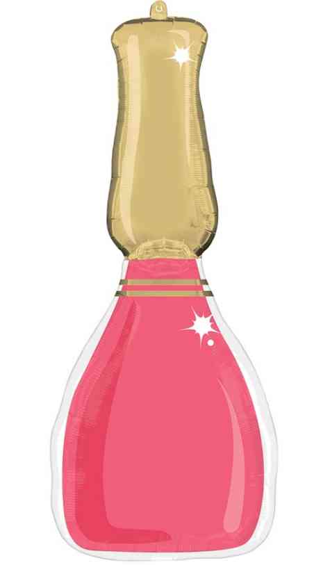 Шар фольга фигура Лак для ногтей 40" 100см An (упак)