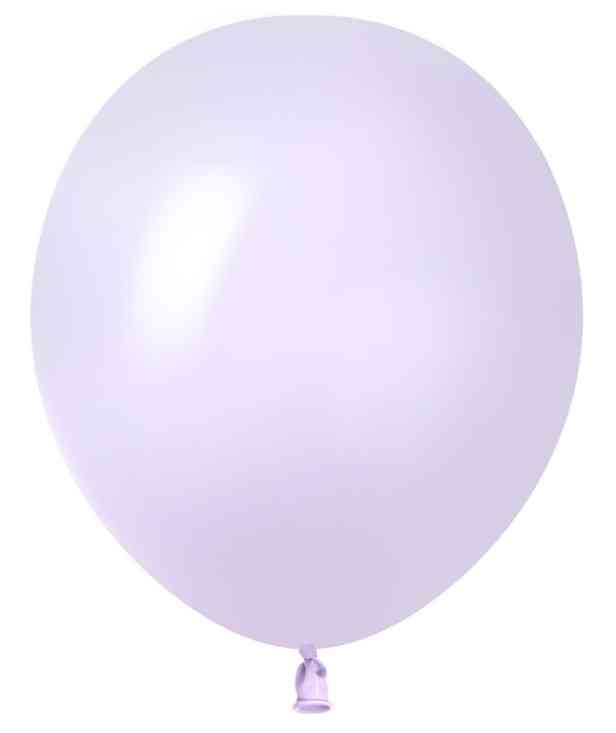 Шар латекс без рисунка 05" макарунс Светло-сиреневый (100шт)