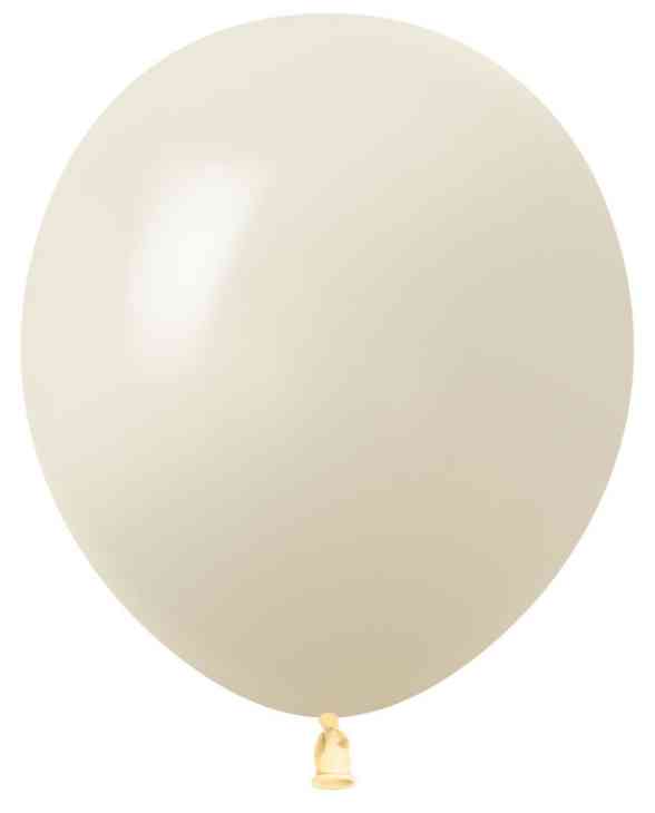 Шар латекс без рисунка 05" пастель ретро Слоновая кость (100шт)