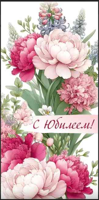 Конверт для денег С Юбилеем! ИмП