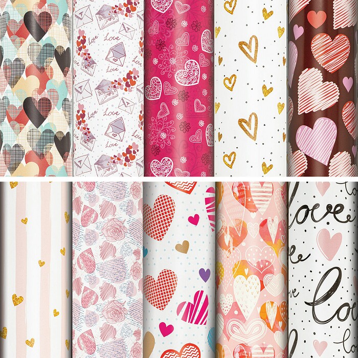 Бумага лист 70x100см Love Story ЗОЛОТАЯ СКАЗКА