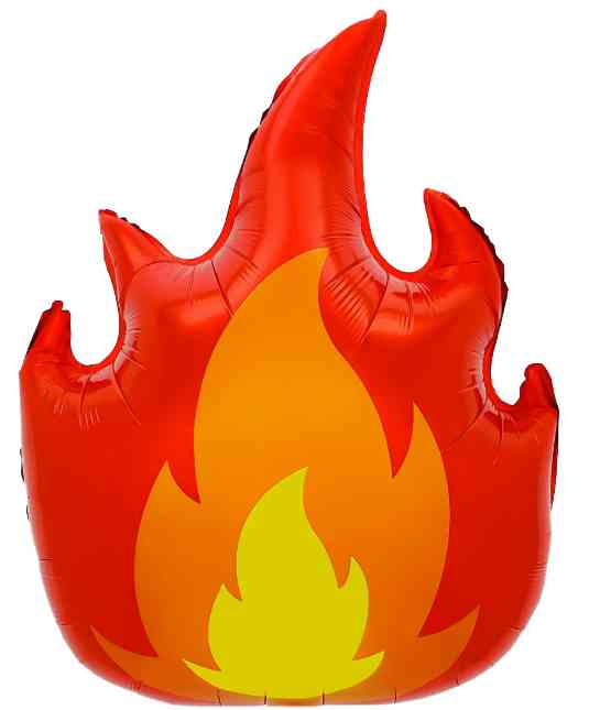 Шар фольга фигура Пламя 30" 76смFL