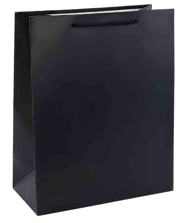 Пакет бумажный XL 31х41см Классика Черный