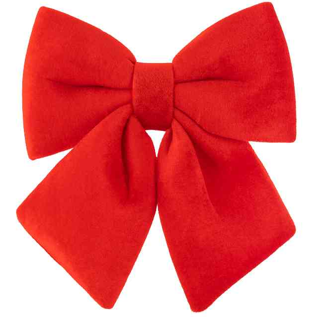 Декоративное украшение бант Нарядный Красный 25,5х29,5см ВВ