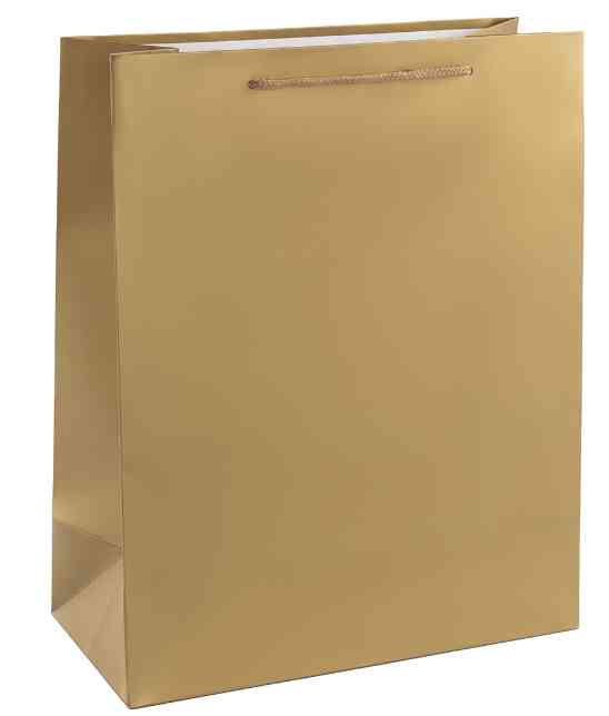 Пакет бумажный XL 31х41см Классика Золото